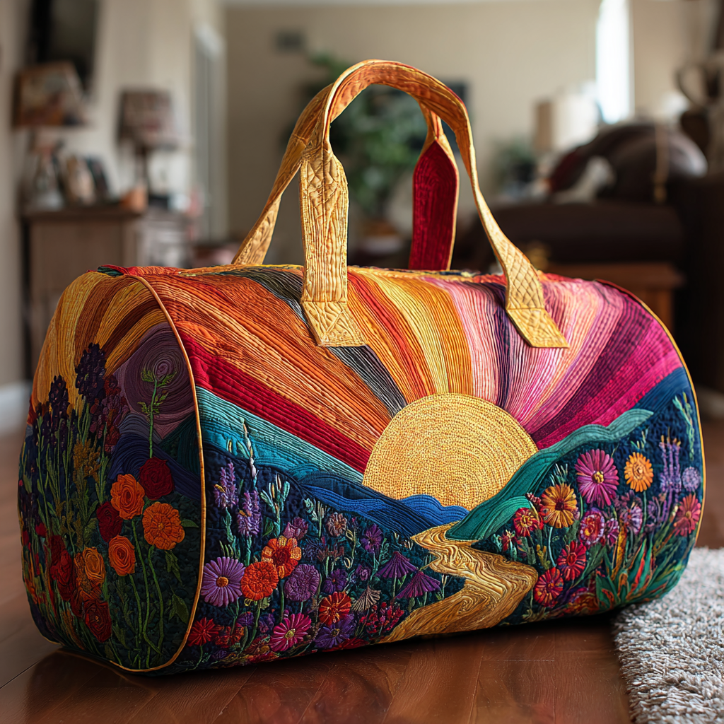 Quilted Travel Bag - Bright Dawn