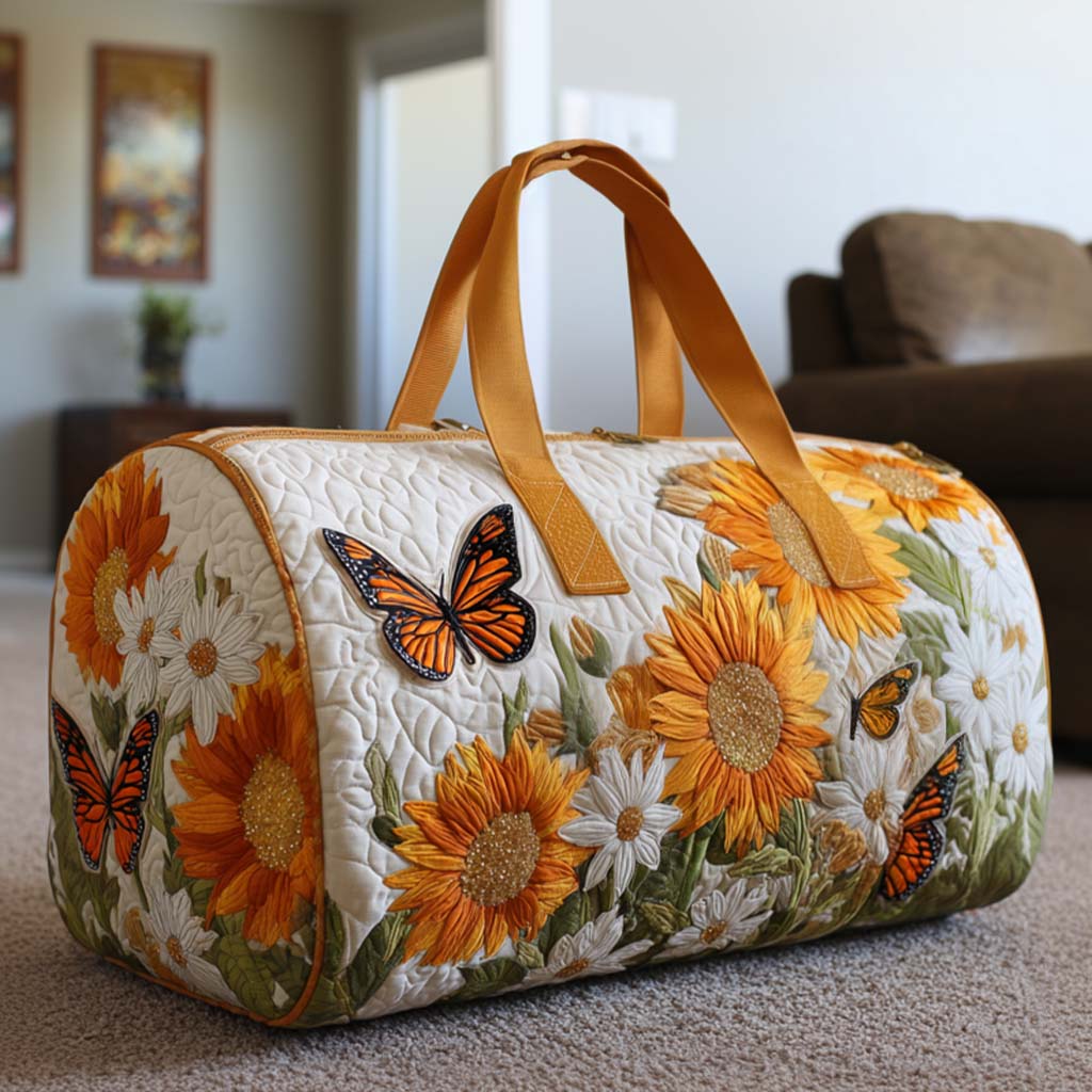 Quilted Travel Bag - Luminous Fields