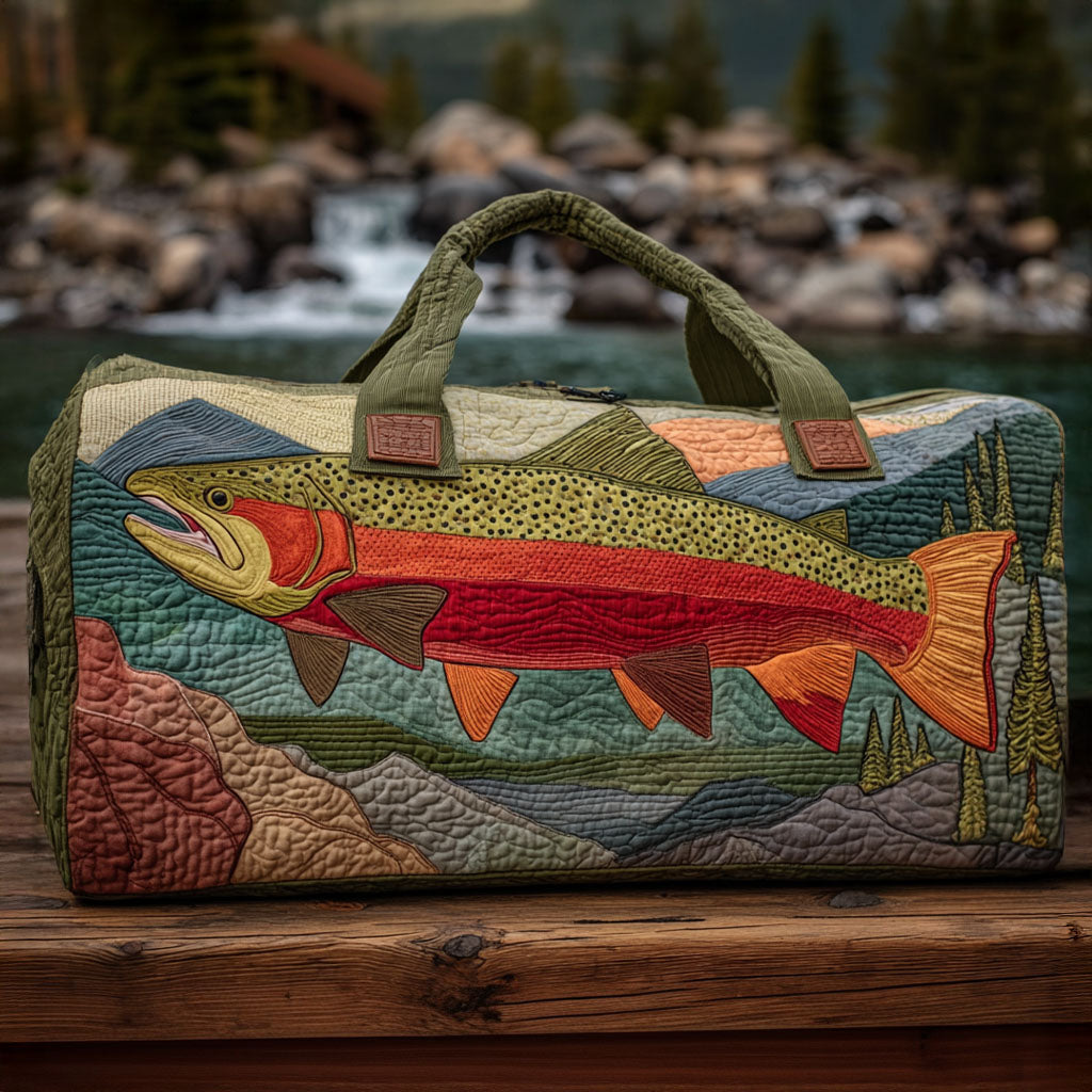 Quilted Travel Bag - Brook Trout