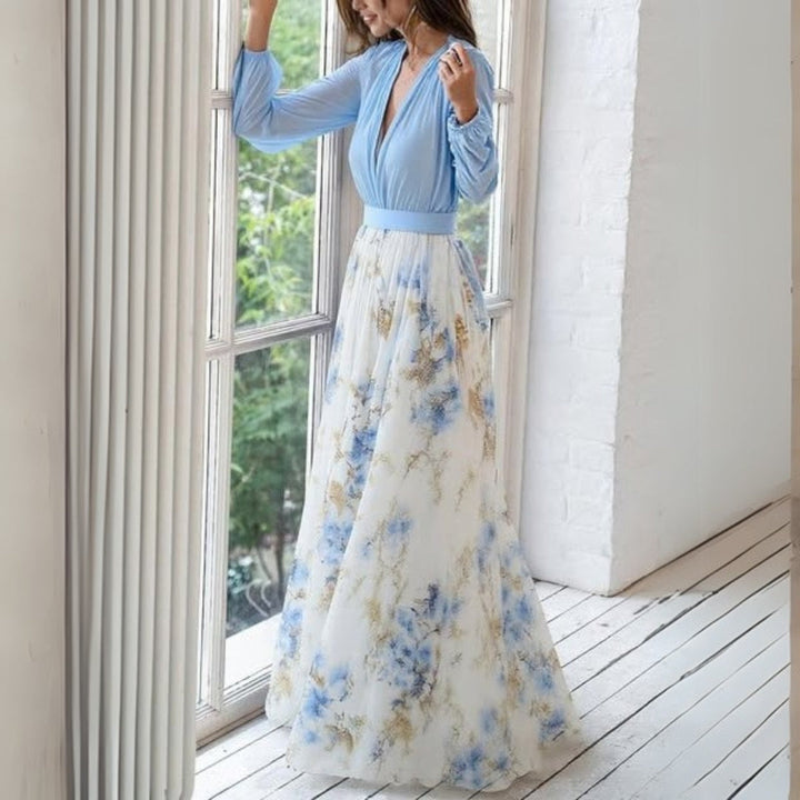 Dolores - Maxi Dress with Floral Print