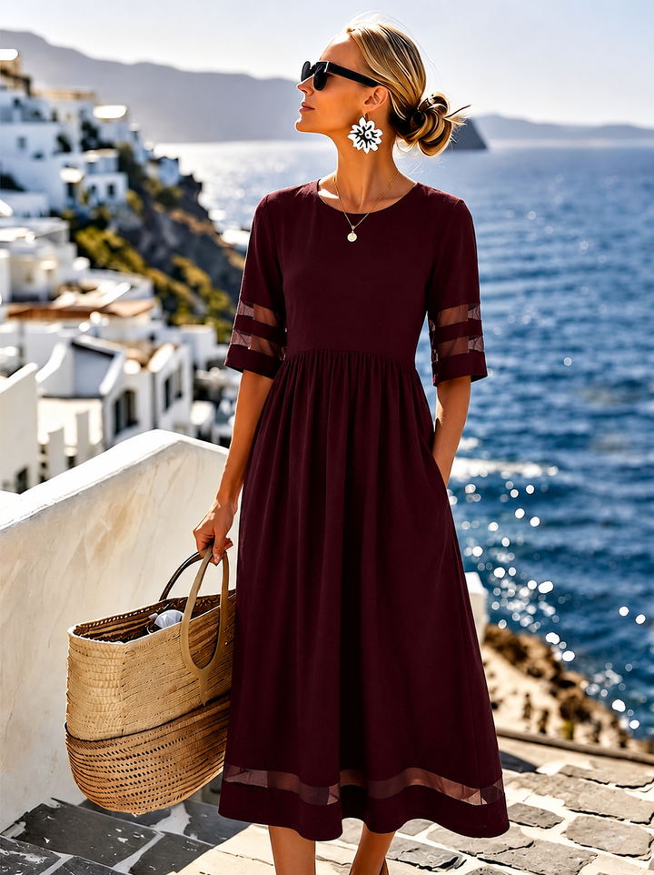 Cerelia | Figure-Hugging Midi Dress with Tummy-Control Effect