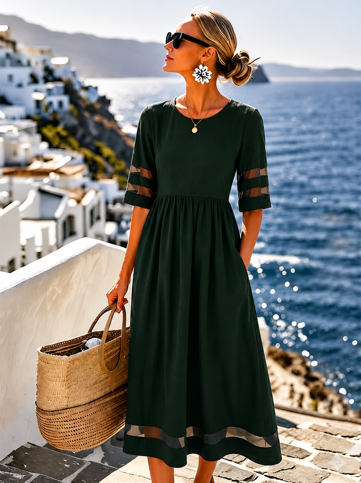 Cerelia | Figure-Hugging Midi Dress with Tummy-Control Effect