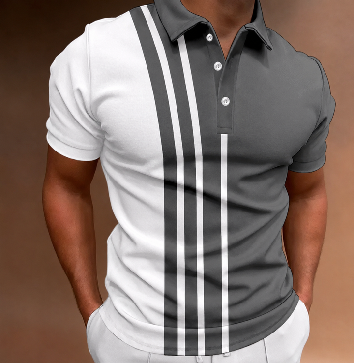 Mason | Elegant Two-Tone Polo