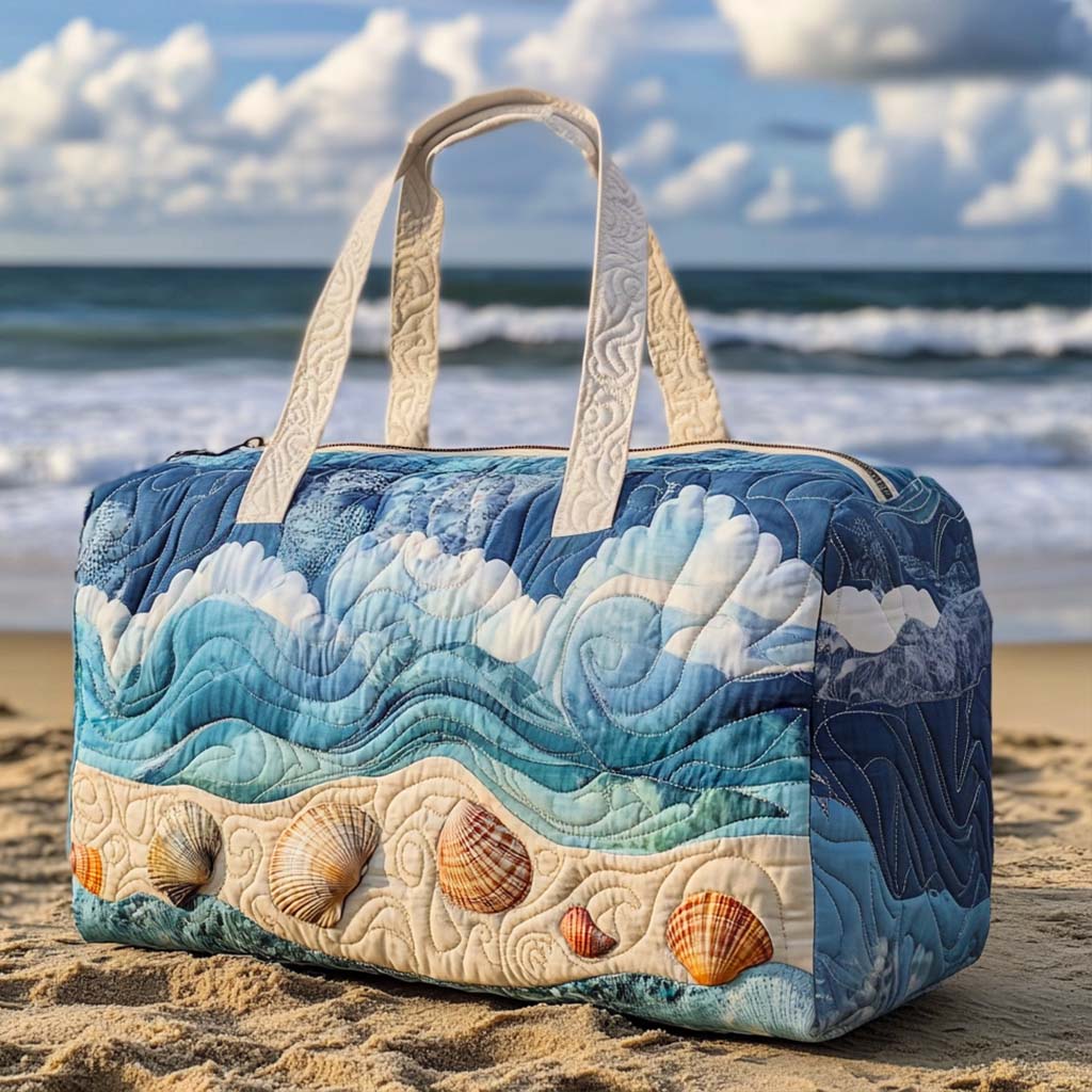 Quilted Travel Bag - Marine Breeze