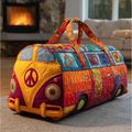 Quilted Travel Bag - Colorful Route