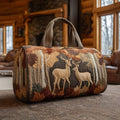Quilted Travel Bag - Deer in the Forest