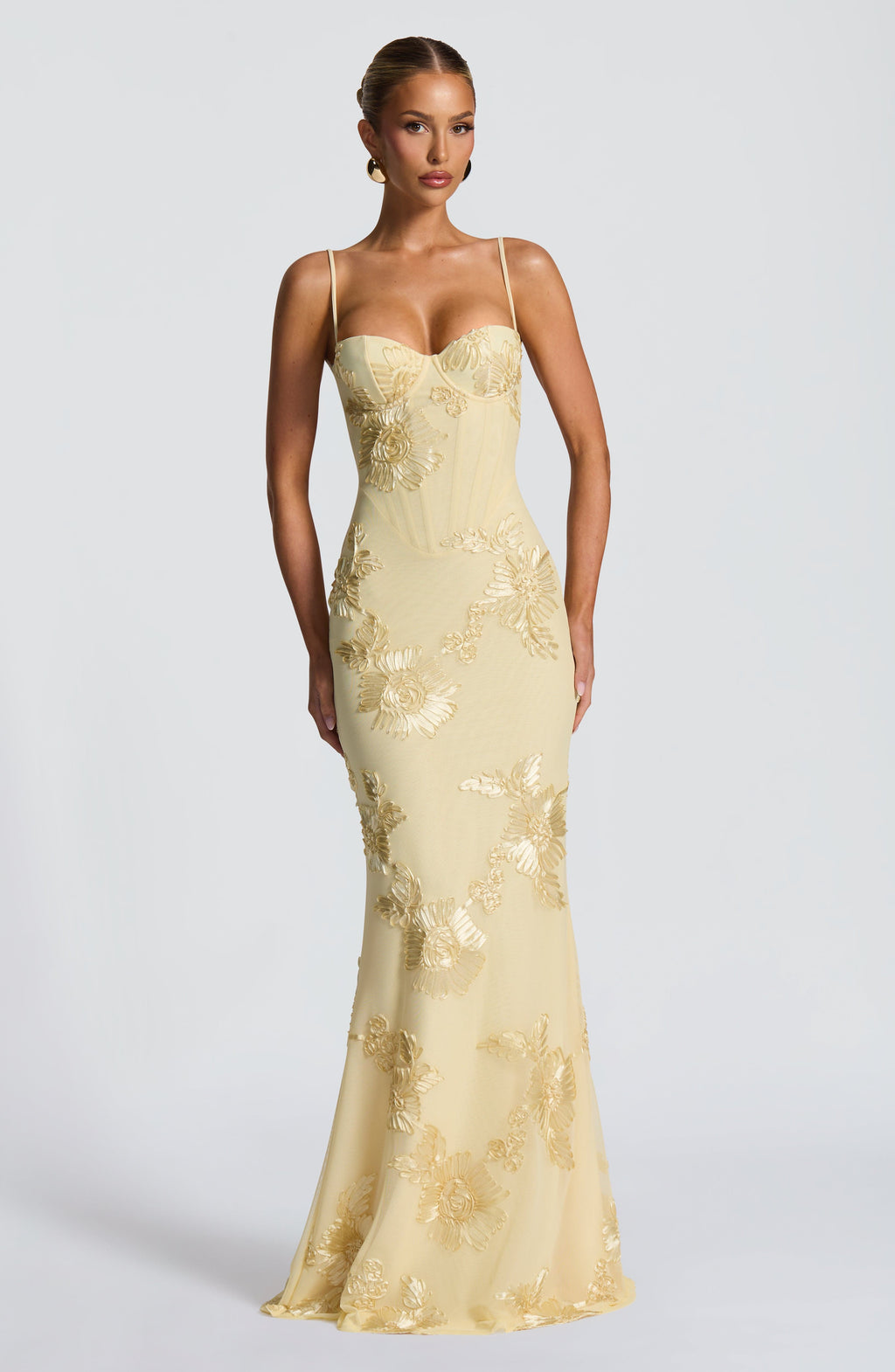 Aveline - Floral Corset Dress