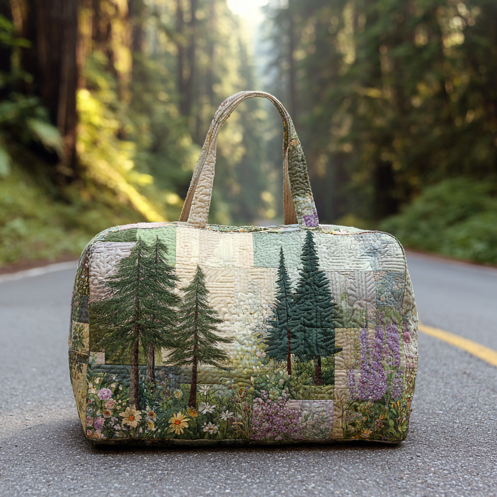 Quilted Travel Bag - Forest Dream