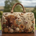 Quilted Travel Bag Highland Cow