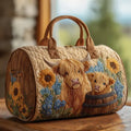 Quilted Travel Bag Scotland Cow