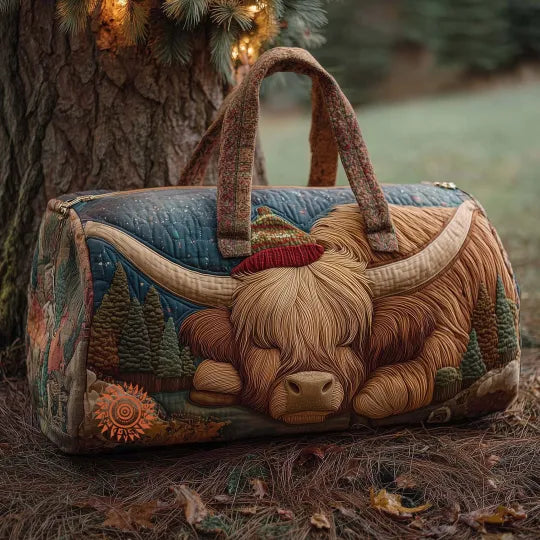 Padded Travel Bag Farm Cow