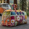 Travel Bag with Padding Floral Path