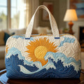 Quilted Travel Bag - Golden Horizon II