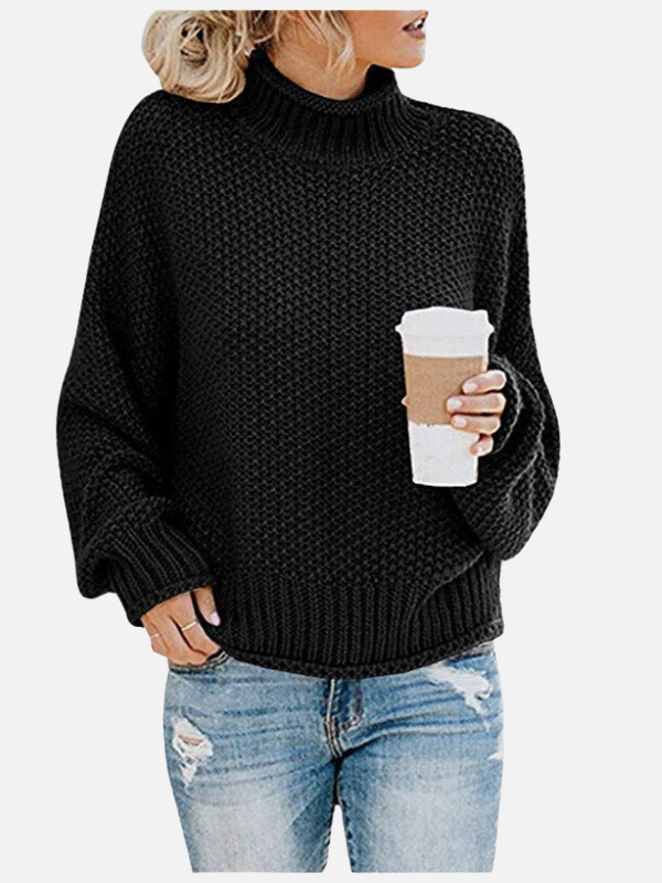 Susanne | Chunky Knit Roll Neck Jumper for Women