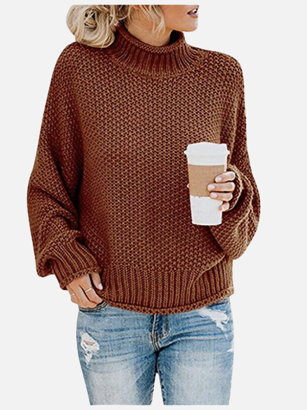 Susanne | Chunky Knit Roll Neck Jumper for Women