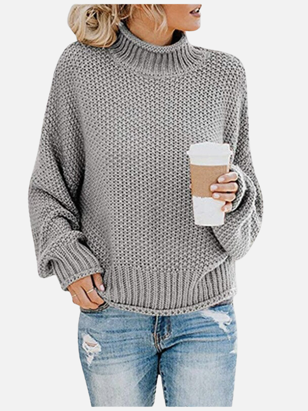 Susanne | Chunky Knit Roll Neck Jumper for Women