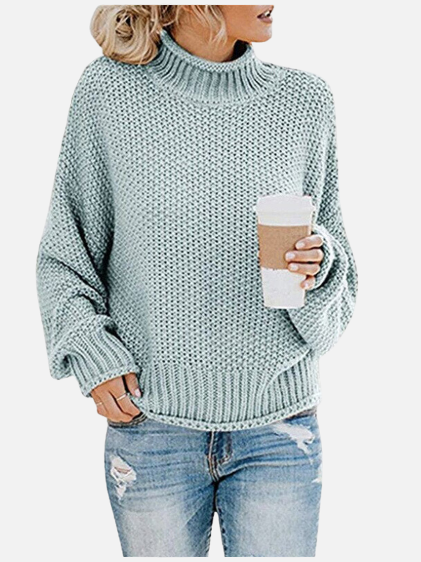 Susanne | Chunky Knit Roll Neck Jumper for Women