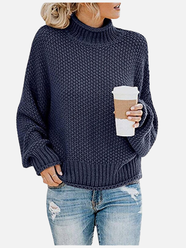 Susanne | Chunky Knit Roll Neck Jumper for Women