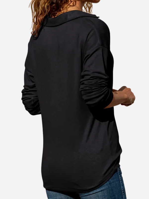 Lene | Half-Zip Jumper with Collar