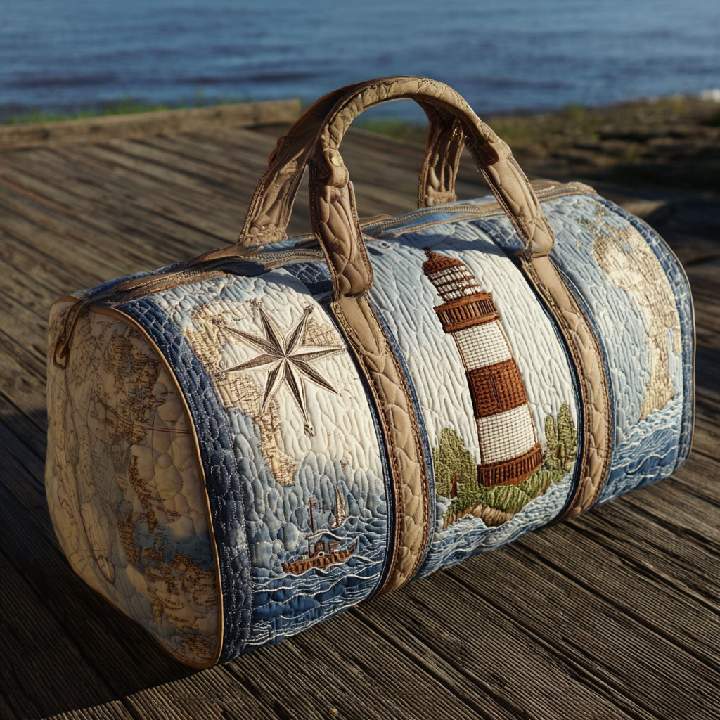 Quilted Travel Bag - Harbor Lighthouse