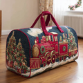 Quilted Travel Bag - Christmas Train