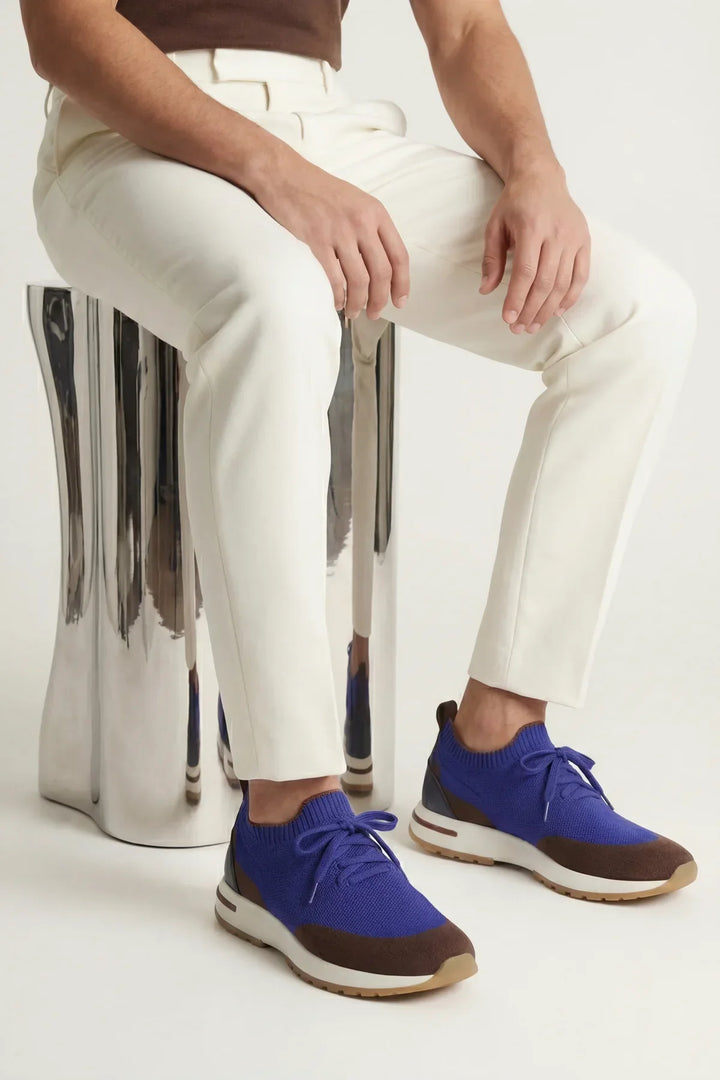 Zurich Sneaker - Blue/Brown