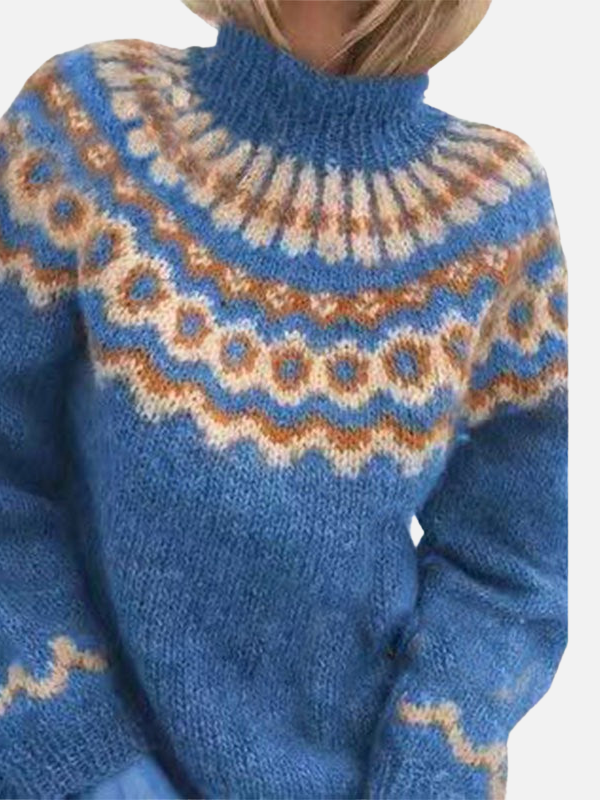 Lene | Icelandic Sweater with Roll Neck