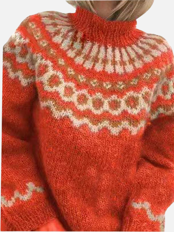 Lene | Icelandic Sweater with Roll Neck