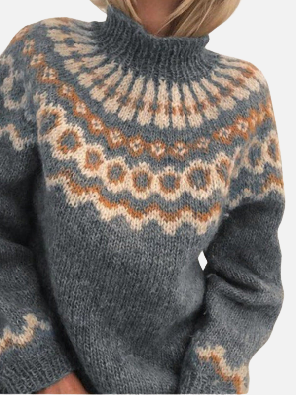 Lene | Icelandic Sweater with Roll Neck