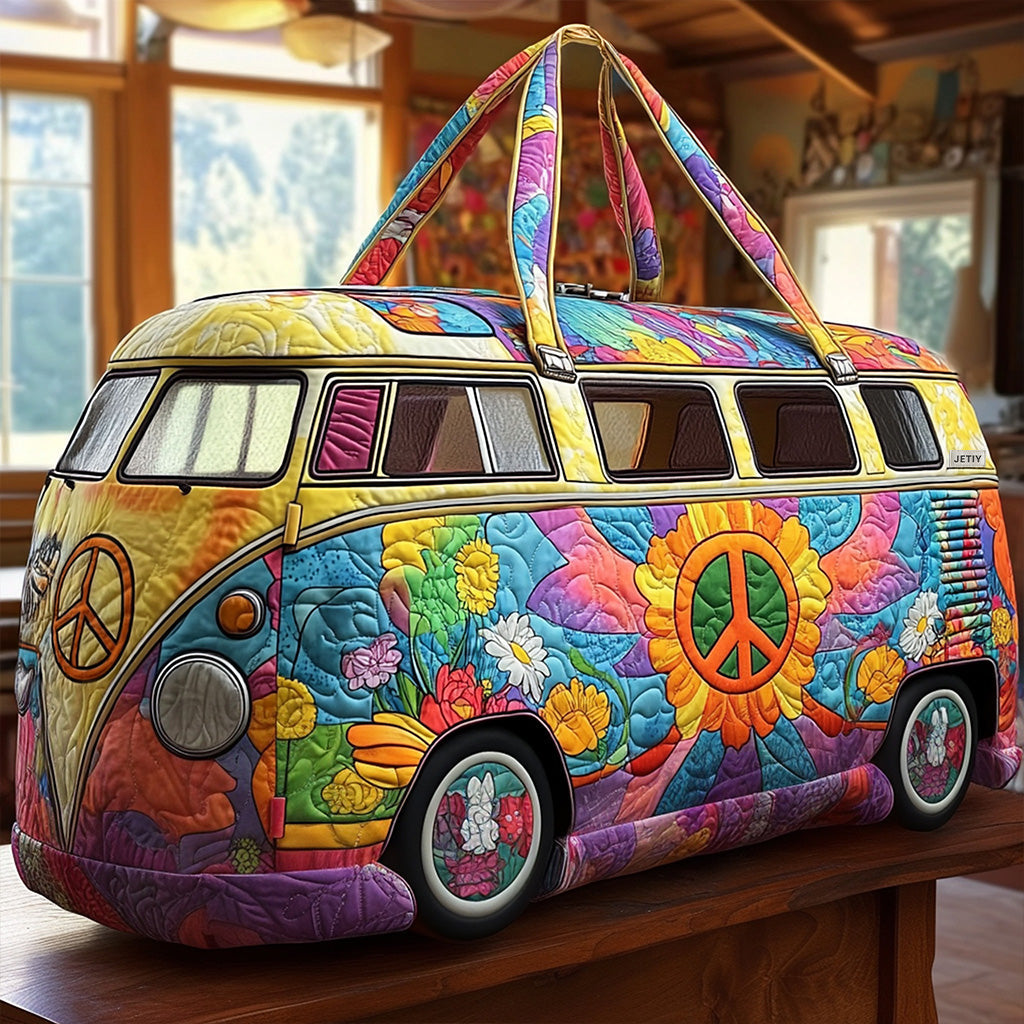 Quilted Travel Bag - Multicolored Van