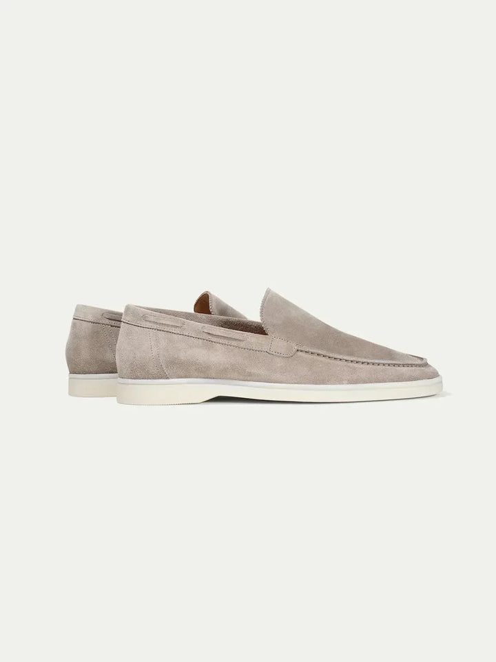 Classic Suede Loafer Light Grey