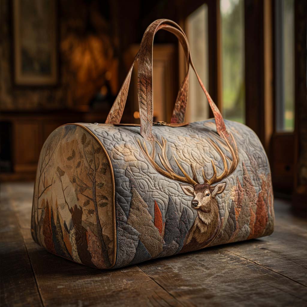 Quilted Travel Bag - Majestic Stag