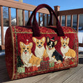 Quilted Travel Bag - Party Corgi
