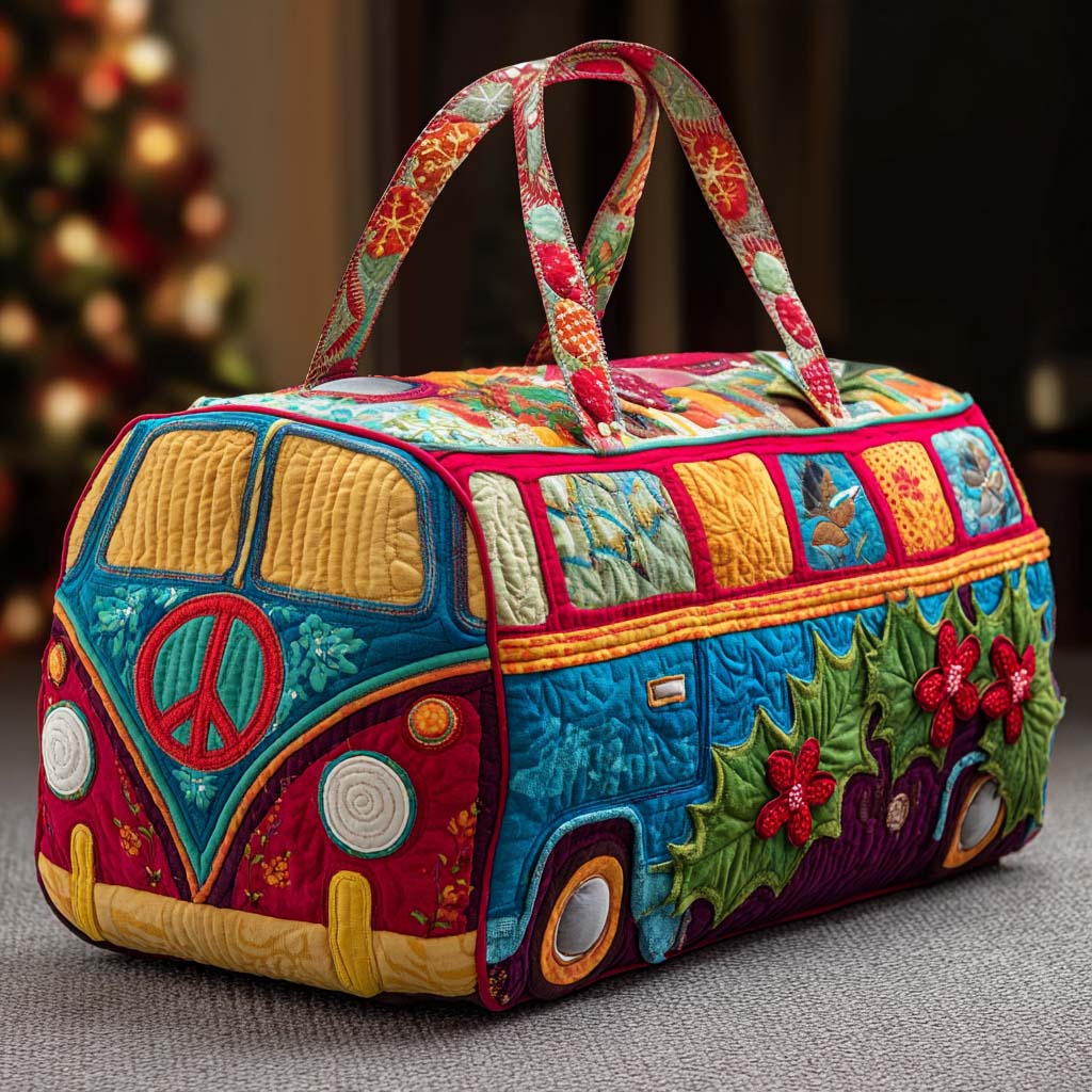 Quilted Travel Bag - Happy Hippie Van
