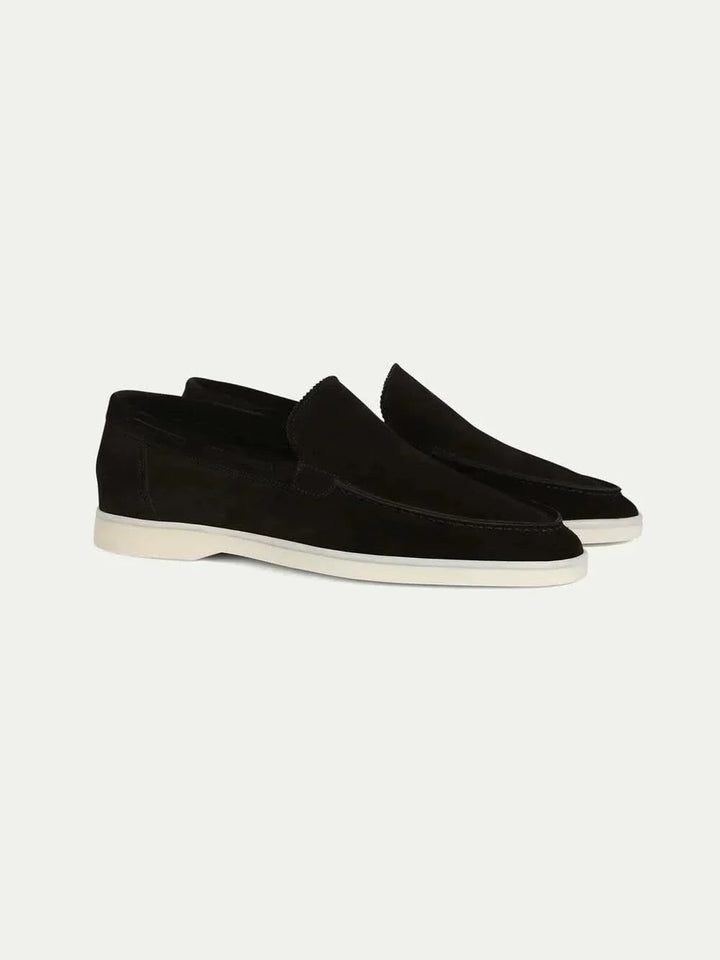 Classic Suede Loafer Black