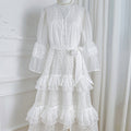 Freya - Light White Crochet Knit Cardigan for Women