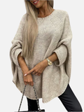 Maria | Oversized Knit Poncho, Poncho Sweater