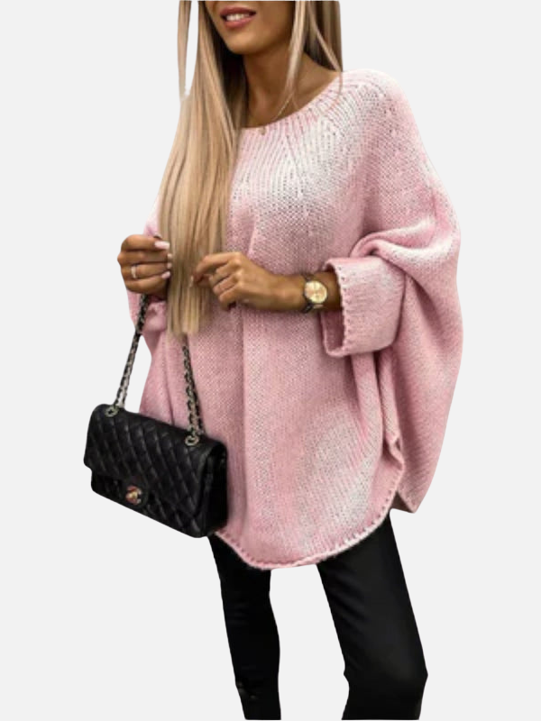 Maria | Oversized Knit Poncho, Poncho Sweater