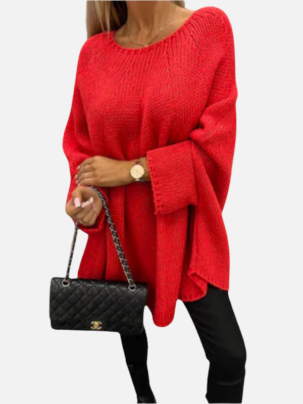 Maria | Oversized Knit Poncho, Poncho Sweater