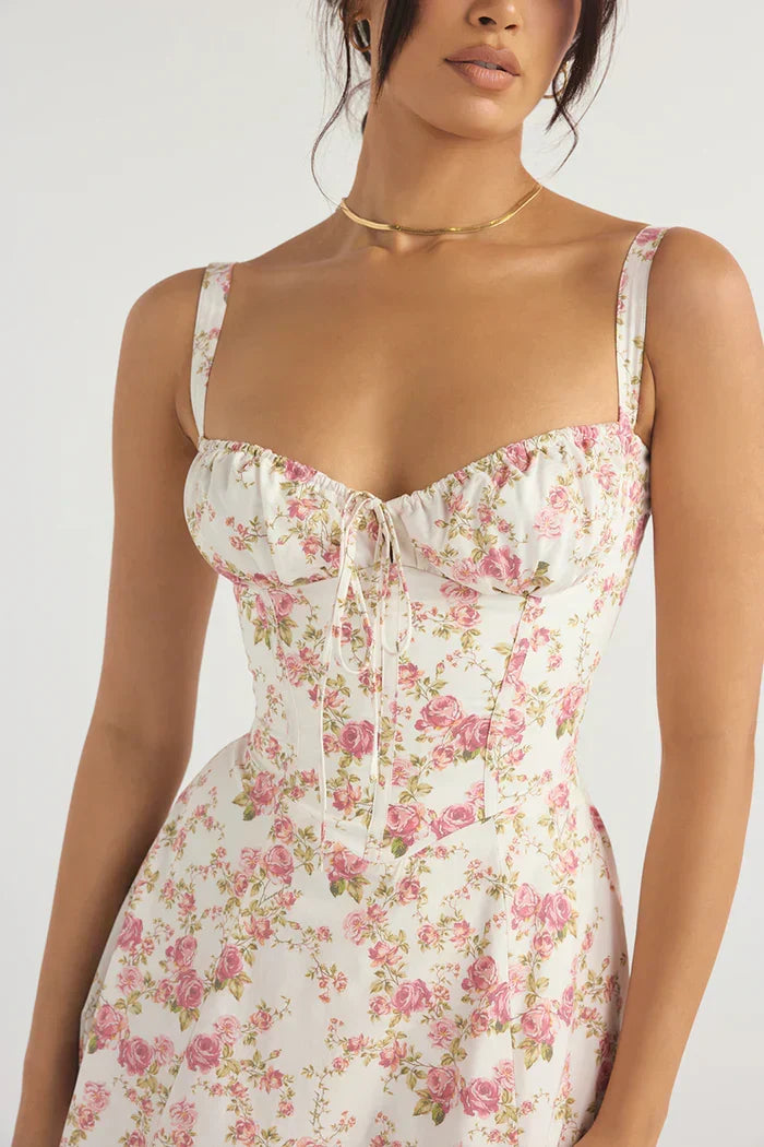 AURORA - CORSET MIDI DRESS