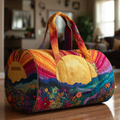 Quilted Travel Bag - Luminous Path