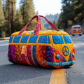 Quilted Travel Bag - Rainbow Van