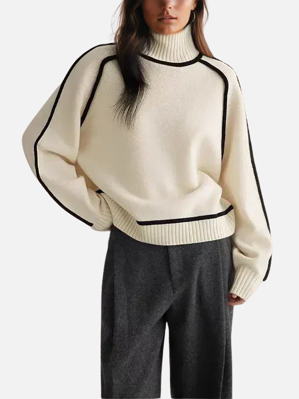 Ida | Roll-neck jumper made from soft fine knit