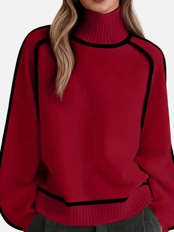 Ida | Roll-neck jumper made from soft fine knit