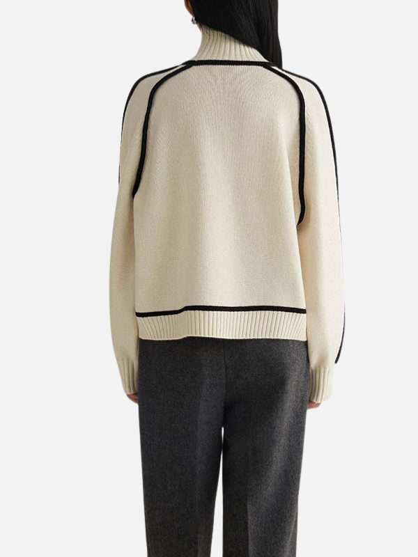 Ida | Roll-neck jumper made from soft fine knit