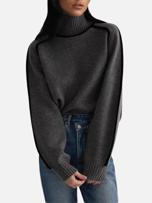 Ida | Roll-neck jumper made from soft fine knit