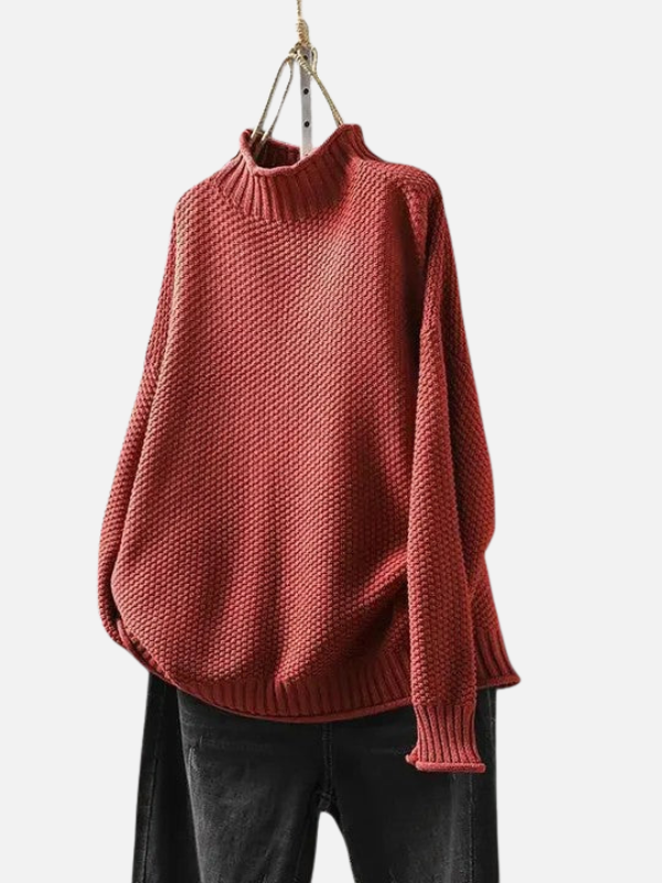 Karen | Roll Neck Jumper in Soft Chunky Knit
