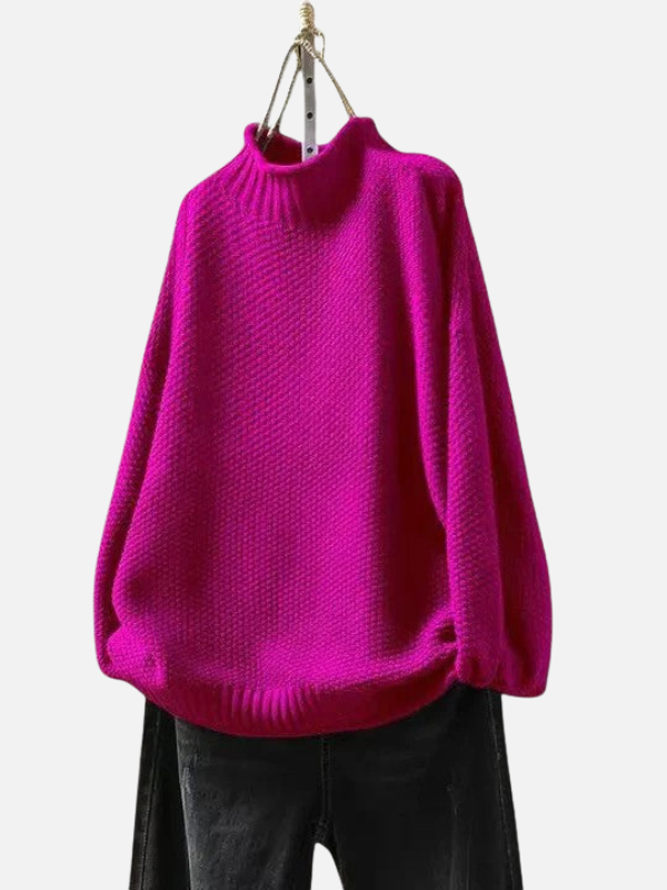 Karen | Roll Neck Jumper in Soft Chunky Knit