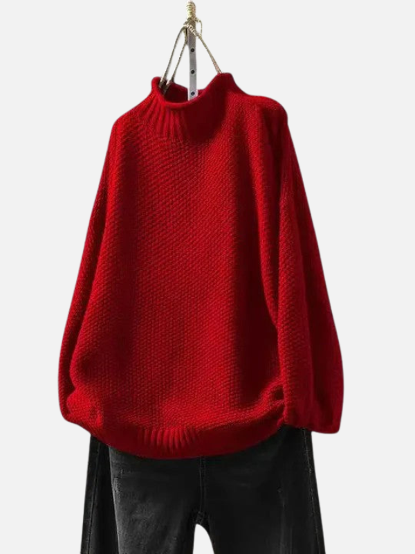 Karen | Roll Neck Jumper in Soft Chunky Knit