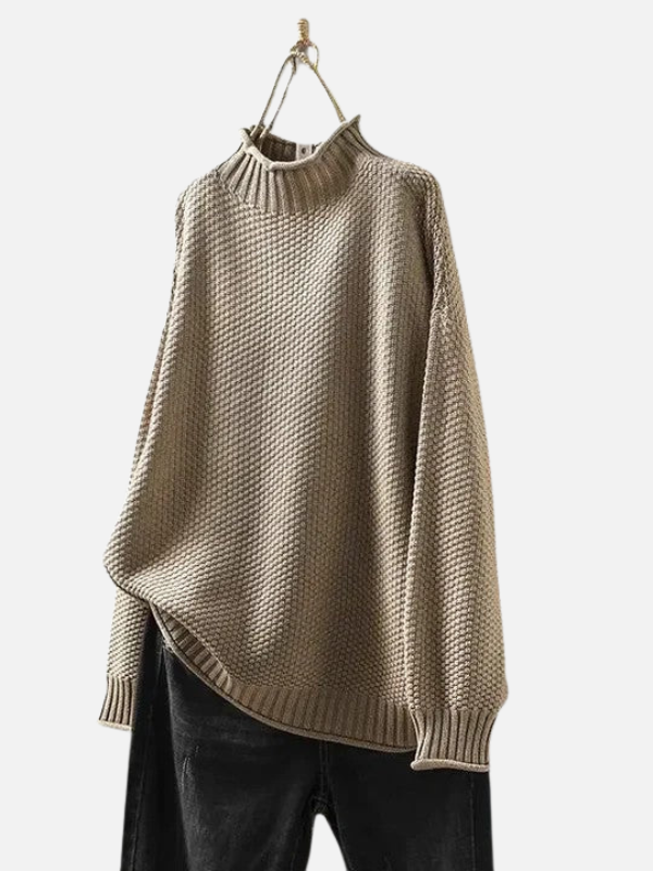 Karen | Roll Neck Jumper in Soft Chunky Knit